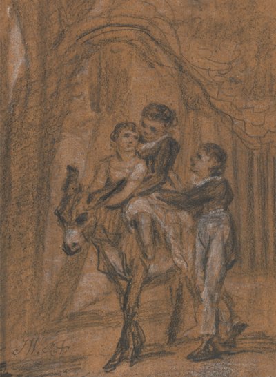 Study for the Oil Painting The Children of Theophilus Levitt, Esquire by James Ward